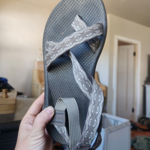 Womens grey/tan Chacon size 9 - Picture 1 of 4